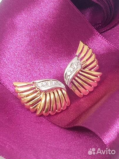 Золотые серьги