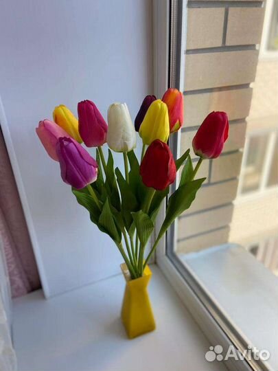 Искуственные цветы. Тюльпаны