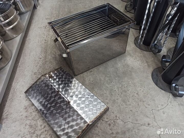 Коптильни с гидрозатвором (нержавейка 1.5-2 мм)