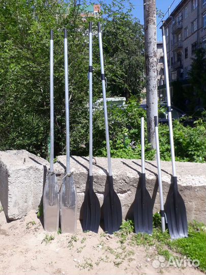 Весло дюралевое с уключинами Казанка