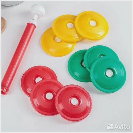 Крышки вакуумные с насосом (набор 9 крышек)