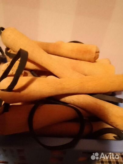 Коклюшки крупные для химической завивки дерево