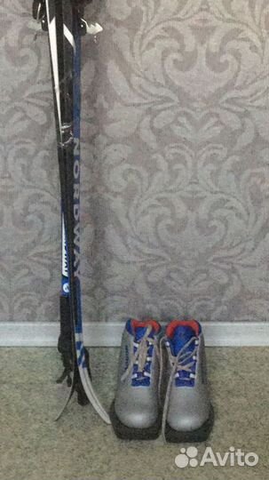 Лыжи длина 150 см и обувь 31 размера