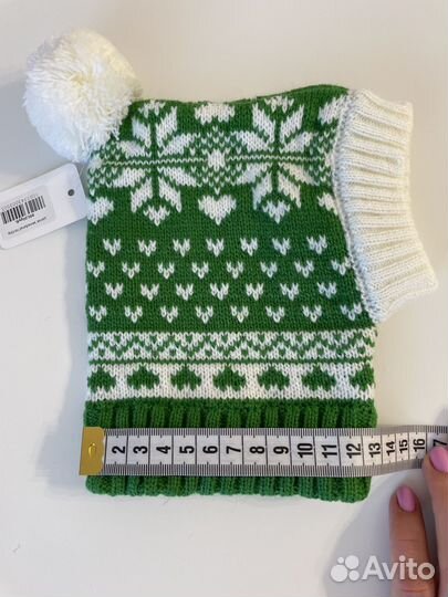 Шапка для собак мелких пород