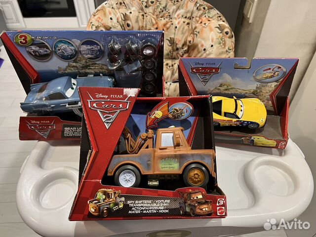 Машинки из мультфильма тачки mattel