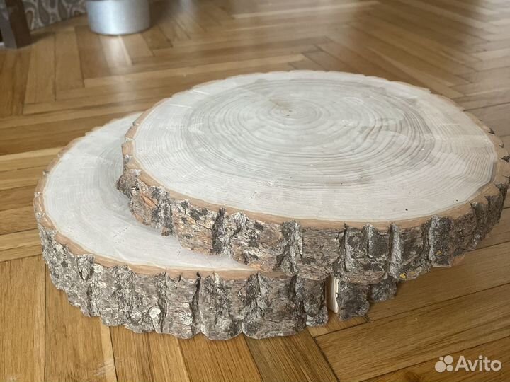 Торцевой спил тополь 1шт