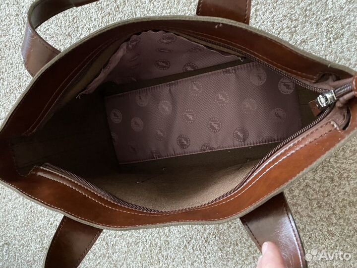 Сумка кожаная