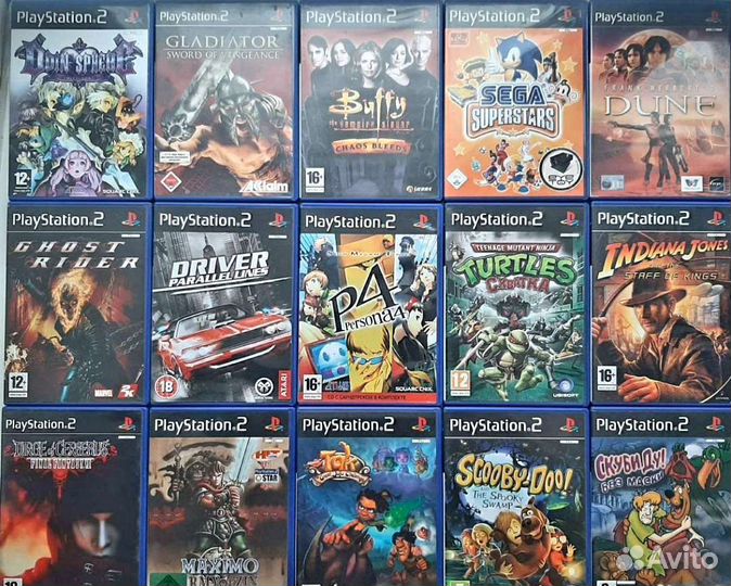 Лицензионные диски PlayStation 2