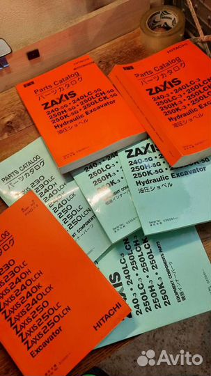 Каталог запчастей Komatsu, Hitachi