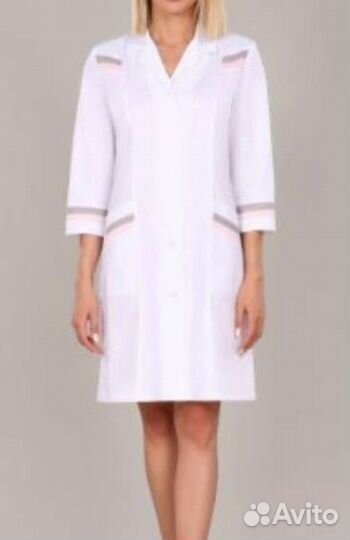 Медицинский халат новый хлопок 65 размер 48-50