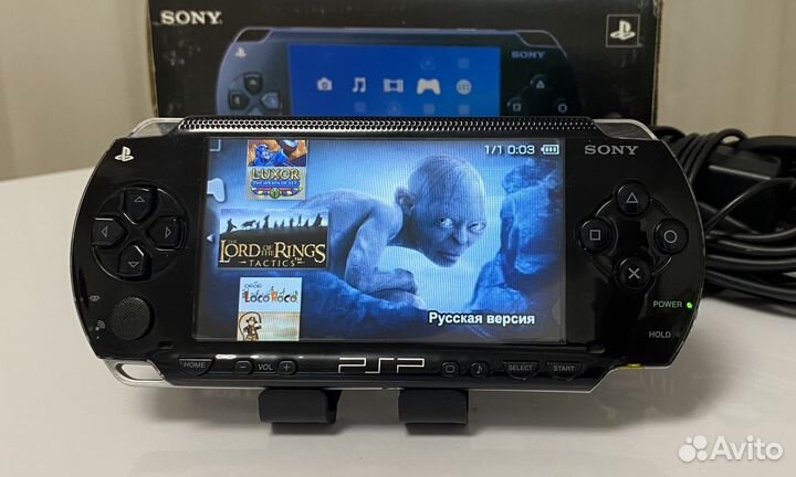 Sony PSP fat 1008 прошитая + 130 игр