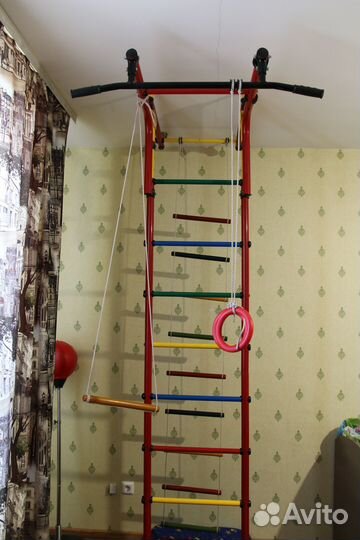 Детская шведская стенка металлическая