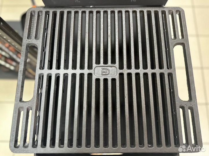 Чугунная решетка гриль