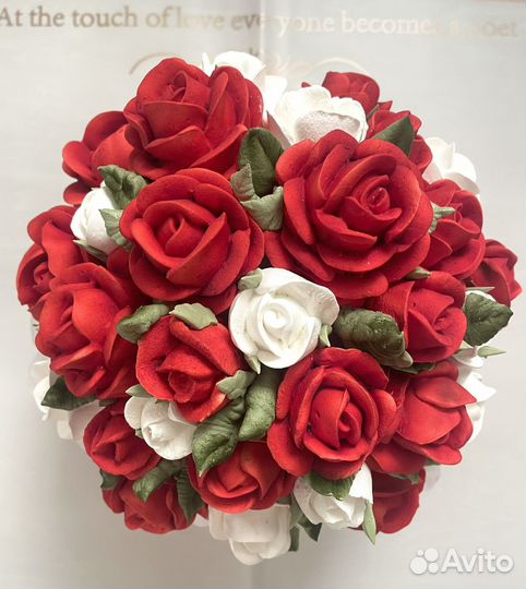 Букет из зефирных цветов, зефир, подарок