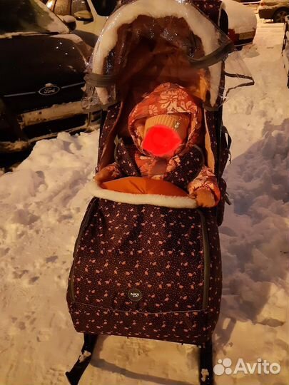 Коляска санки