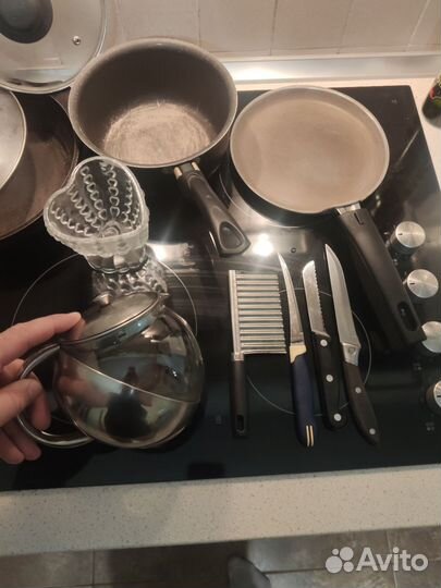 Кухонная Посуда сковороды заварник