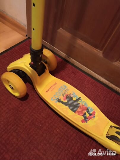 Самокат детский трехколесный kreiss бу