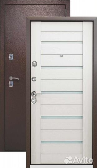 Входная стальная сейф-дверь в Квартиру 3-К зтехно