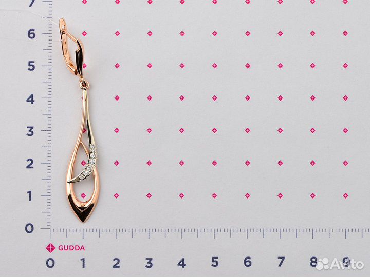 Серьги золотые