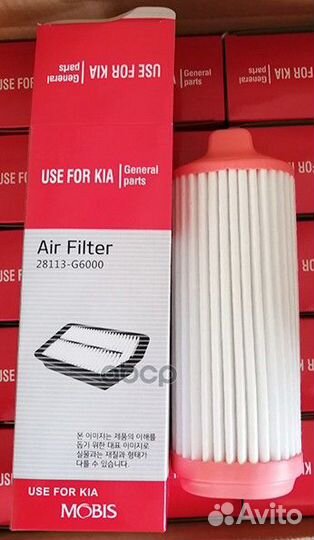 Воздушный фильтр 28113G6000 Hyundai-KIA