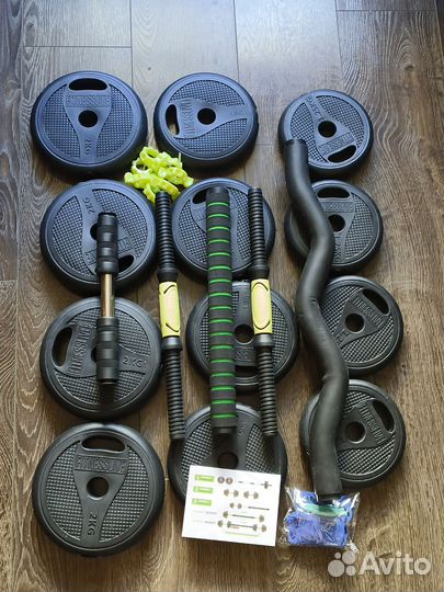 Новые гантели по 10 кг (модель 222 )