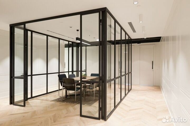 Стеклянные перегородки