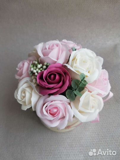 Букеты на 8 марта / мыльные розы