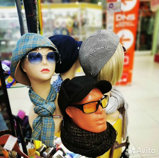 Головные уборы,парики,шарфы, перчатки, зонты