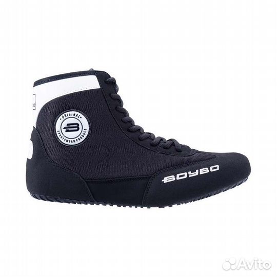 Борцовки на толстой подошве Boybo (30, Черный)