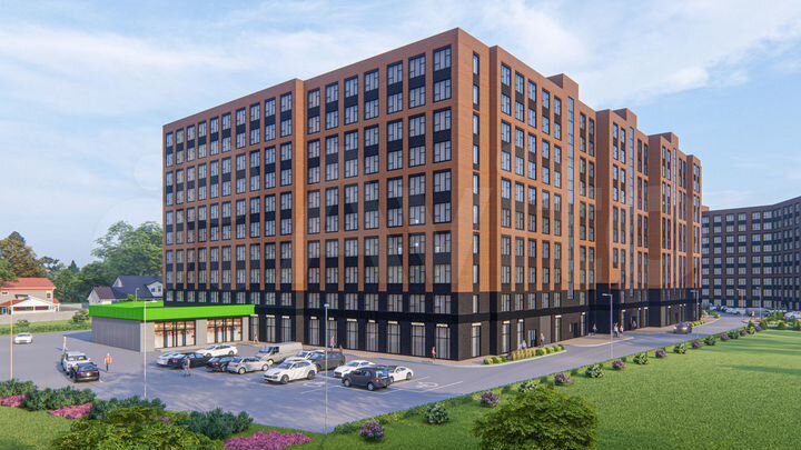 2-к. квартира, 63,1 м², 1/10 эт.