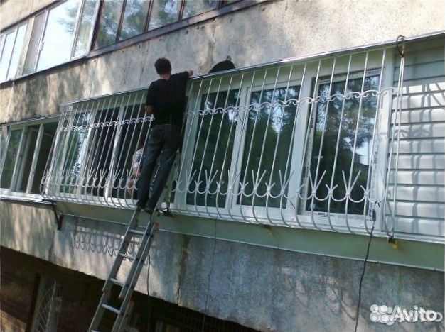 Решётки на окна, лоджии, балконы любого размера