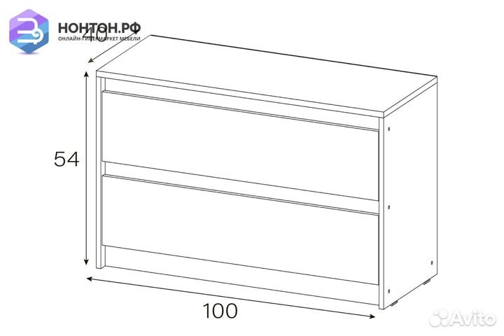 Тв-тумба Айден 1000 серый