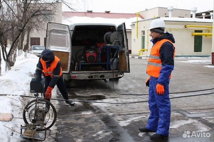 Прочистка канализации. Устранение засоров