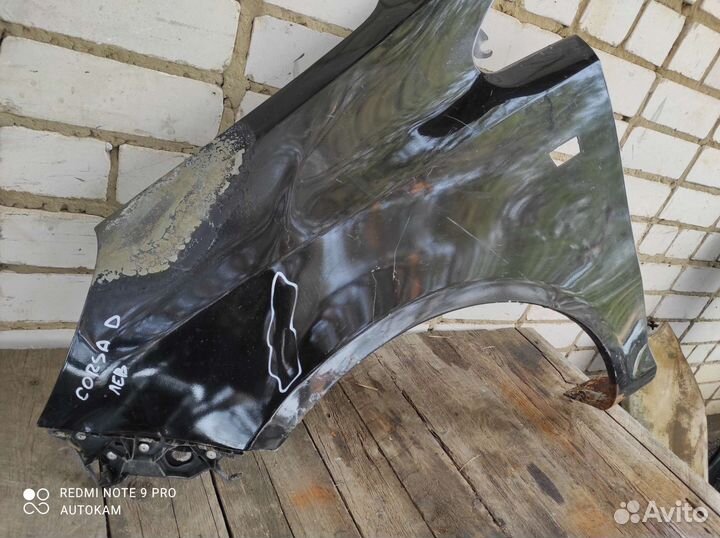 Крыло левое Opel Corsa D