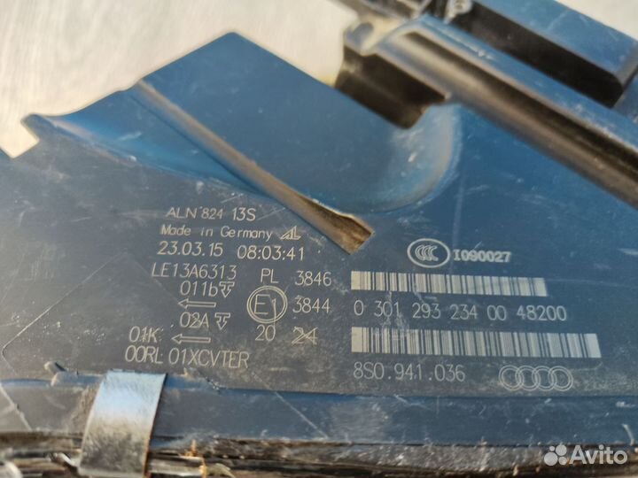 Фара правая Audi TT 3 8C 2014