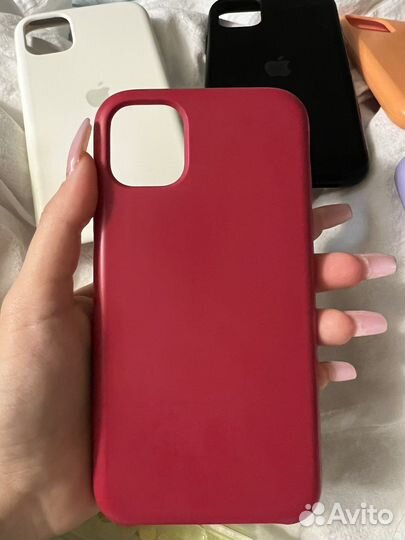 Чехлы на iPhone 11+стекло