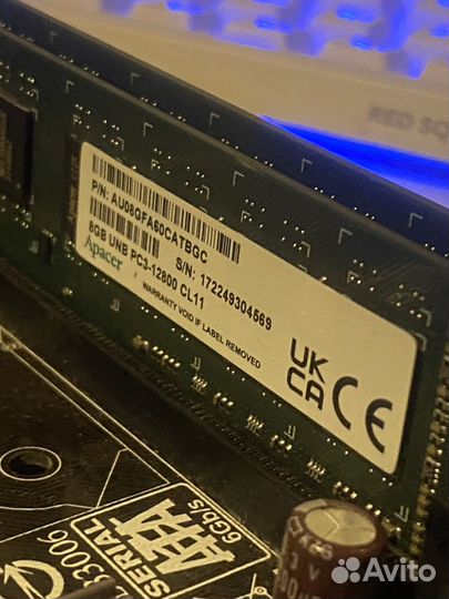 Материнская плата с процессором