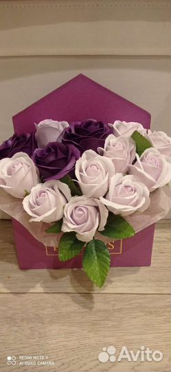 Букеты из мыльных роз