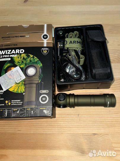 Мультифонарь Armytek Wizard C2 Pro Max Olive