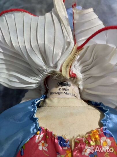 Кукла-клоун фарфоровая 1989 Heritage Mint