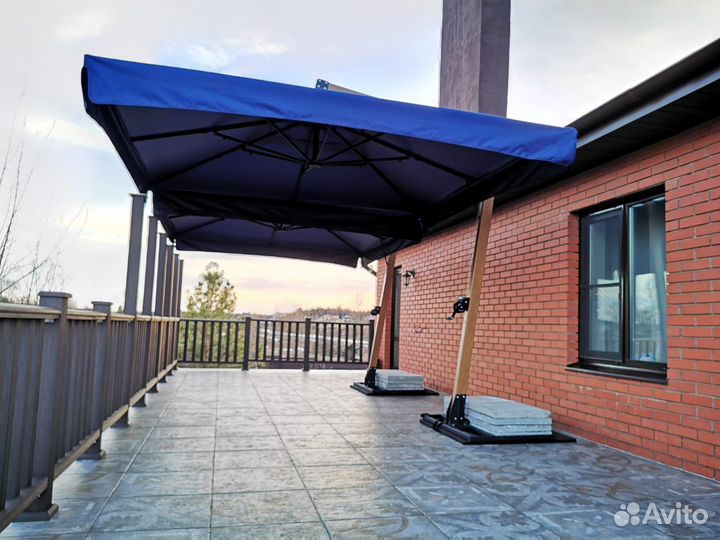 Зонт для сада и дачи. Боковой зонт. Уличный зонт
