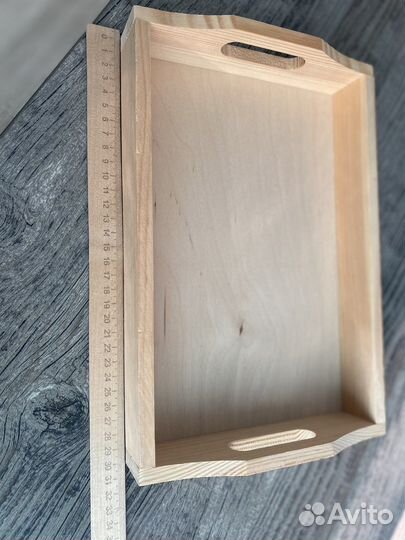 Поднос деревянный (разнос) 30*20