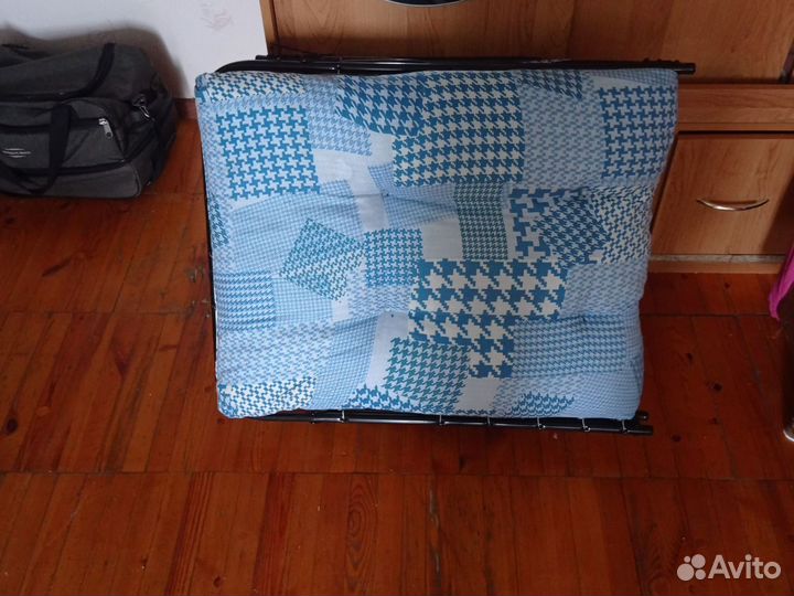 Раскладушка с матрасом бу