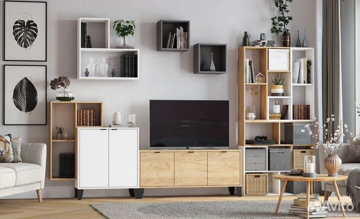 Тумба с ящиками под телевизор