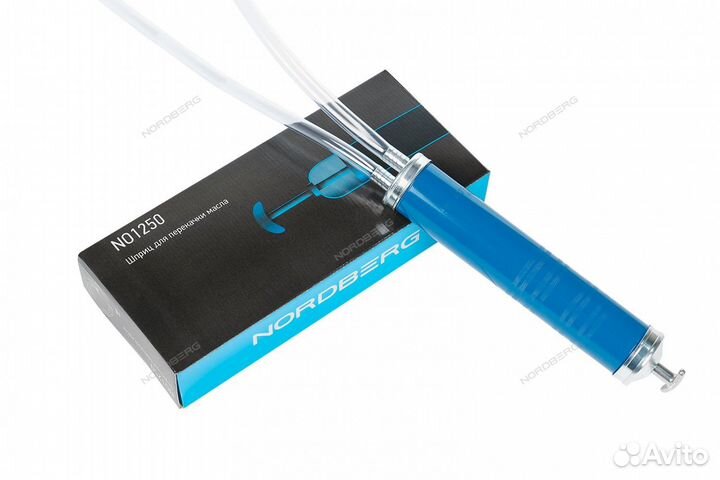 Шприц для перекачки масла, 500мл. nordberg NO1250