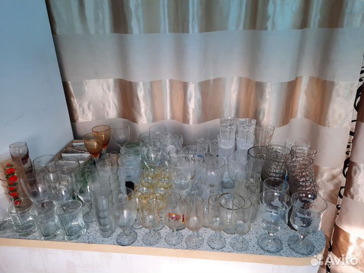 Рюмки, фужеры, бокалы, стаканы