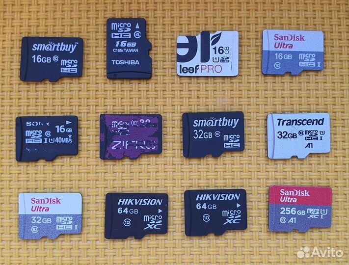 Карты памяти MicroSD SD sdhs