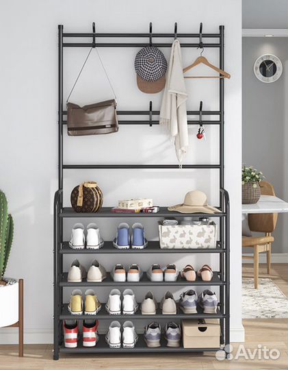 Вешалка напольная рейл стеллаж
