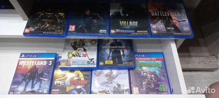 Sony playstation 4 PS4 slim 500gb+ 10 дисков