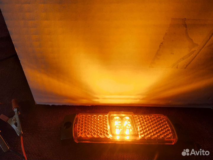 Фонари К-кт 10шт габарит12/24v маркер Прямоугольн